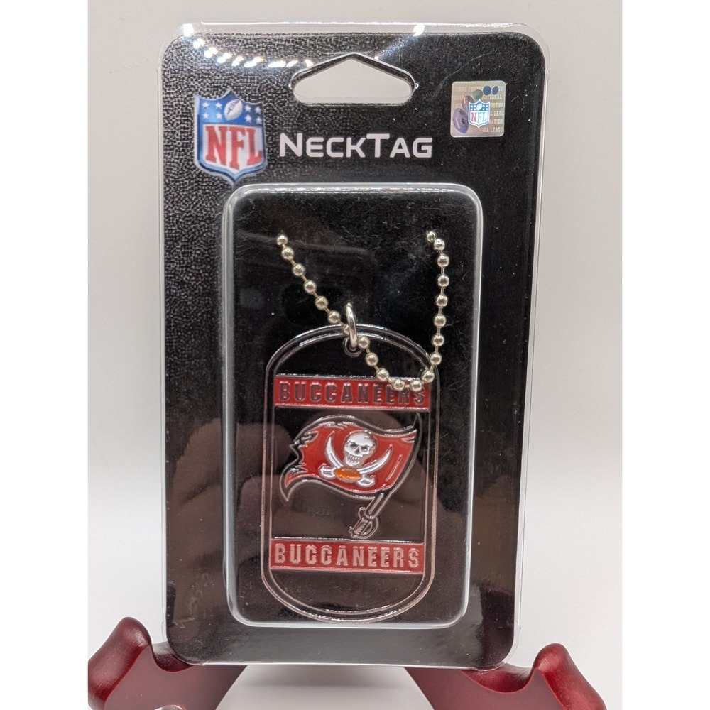 Officially Licensed Tampa Bay Buccaneers Bucs Neck Tag Dog Tag Necklace NWT